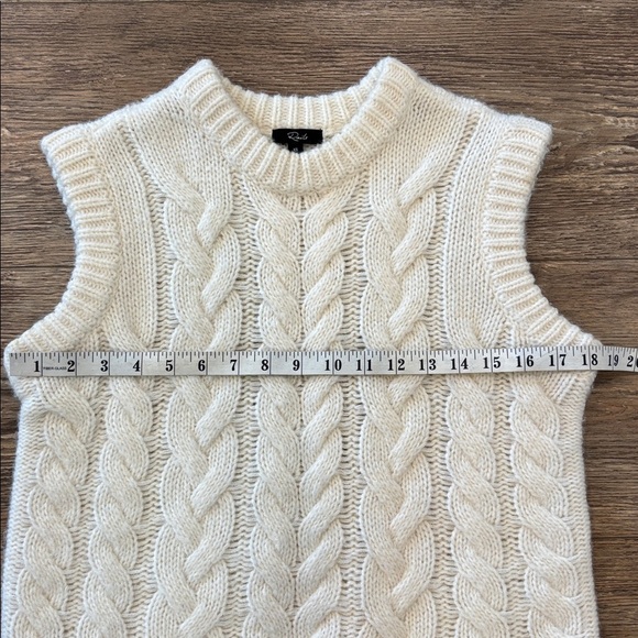 Rails Cream Cable Knit Alexis Sweater Vest - Women's Size XS - EUC - Picture 9 of 13